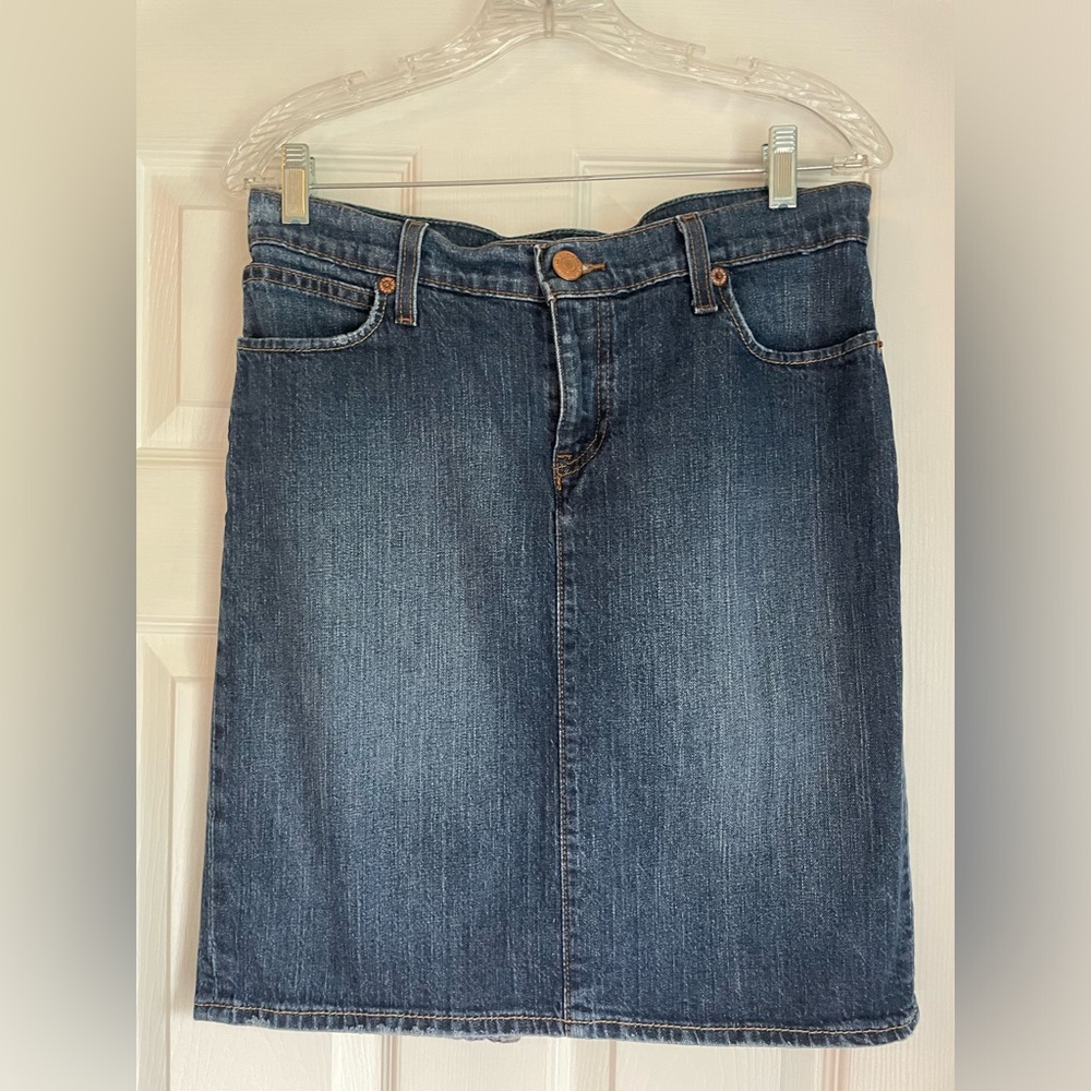 Old Navy Denim Jean Pencil Skirt Size 8